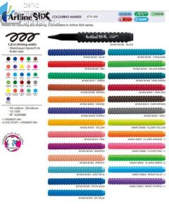 Katalog peralatan sekolah Artline ETX-300 Spidol Drawing Pen Stix Spidol Gambar Bullet Nib dan gambarnya