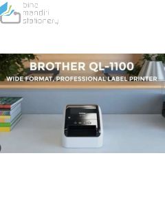 Gambar peralatan kantor Brother QL-1100 DK PC Connect up to 103mm P-touch Labeller dan aneka katalog Brother P-touch grosir