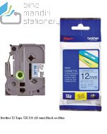 e-catalogue gambar alat tulis Brother TZE-531 Black on Blue 12mm P-touch Tape